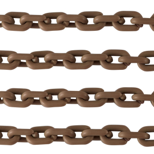 Acrylic chain 15mm matt Savannah brown