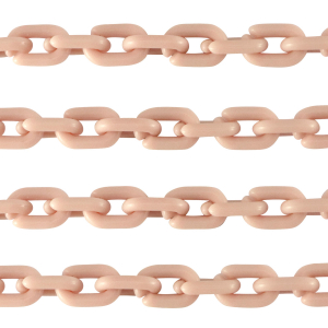 Acrylic chain 15mm matt Vintage pink