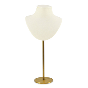 Sieraad display voor kettingen buste Gold-beige
