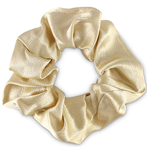 Scrunchies haarelastiek silky Champagne