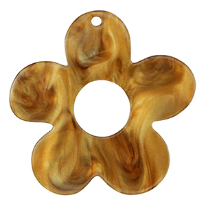 Resin hangers bloem Harvest orange-brown