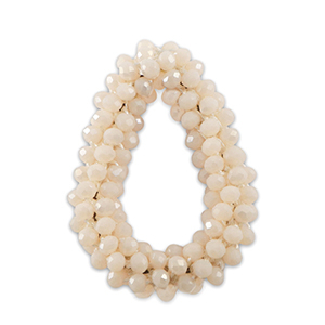 Top facet hangers druppel Nude pink