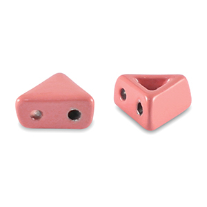 Tile beads driehoek Lantana pink