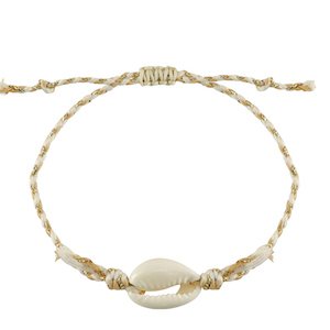 Trendy armbanden kauri White-gold