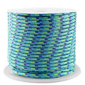 Maritiem koord 2mm Blue-purple-yellow