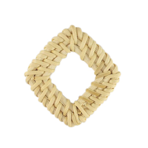 Rotan hanger rhombus Natural white
