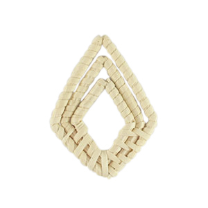 Rotan hanger rhombus Natural white