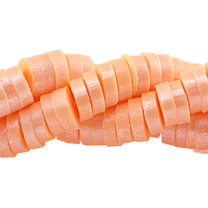 Katsuki kralen 4mm Dahlia orange-pearl shine coating