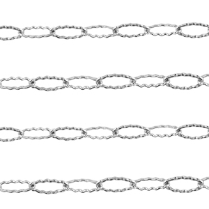 Roestvrij stalen (RVS) Stainless steel onderdelen jasseron ankerketting Silver