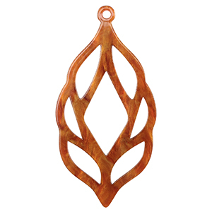 Resin hangers Topaz brown