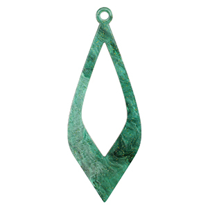 Resin hangers Multicolor green