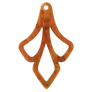 Resin hangers Topaz brown