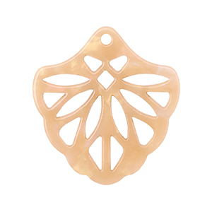 Resin hangers Peach blush opal