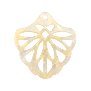 Resin hangers Sand beige transparent