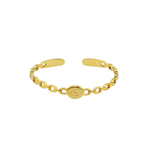 Roestvrij stalen (RVS) Stainless steel ringen Goud