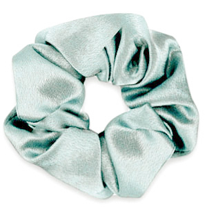 Scrunchies haarelastiek silky Allure blue