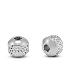 Roestvrij stalen (RVS) stainless steel kralen 6mm Silver