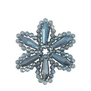 Top facet hangers bloem Montana blue-pearl shine coating