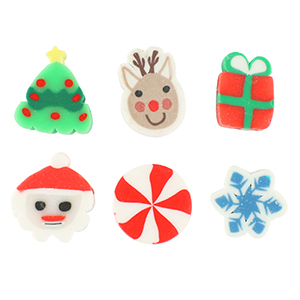 Polymeer kralen kerst Multicolour