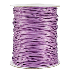 Macram&eacute; draad gevlochten 1.5mm Sheer lilac