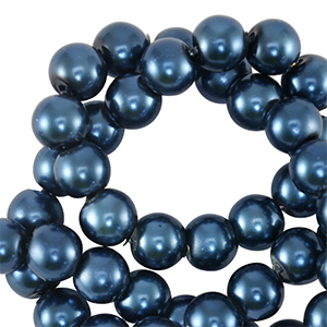 Glasparels 6mm Dark blue