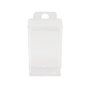 Sieraad opbergbakjes tube rechthoek Transparant