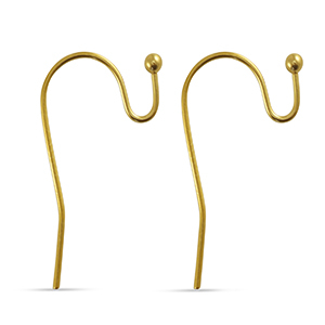 Roestvrij stalen (RVS) Stainless steel oorbellen Gold