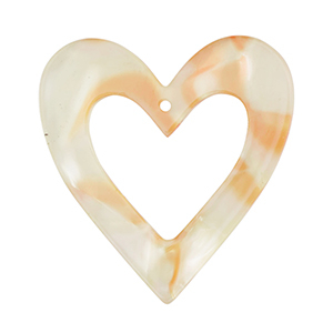 Resin hangers hart Copper orange