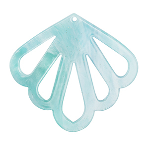 Resin hangers schelp Blue