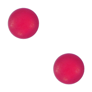 4 mm Soft cabochon "Birthstones" October Polaris SS16 shiny Ruby red