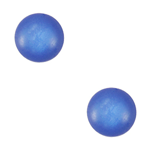 4 mm Soft cabochon "Birthstones" December Polaris SS16 shiny Light cobalt blue