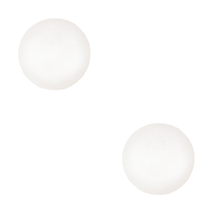 4 mm Soft cabochon "Birthstones" April Polaris SS16 shiny White