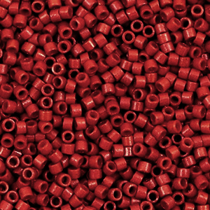 Miyuki kralen delica's 11/0 Duracoat opaque dyed garnet red DB-2354