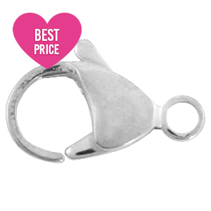 Roestvrij stalen (RVS) Stainless steel onderdelen karabijnslot 10mm Zilver