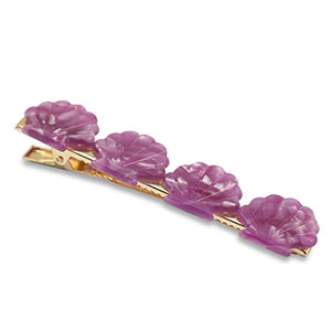 Haaraccessoires haarclip schelp Purple