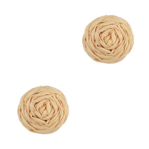 Raffia hanger 12mm Light peach
