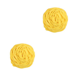 Raffia hanger 12mm Yellow