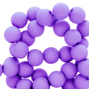 6 mm acryl kralen Purple