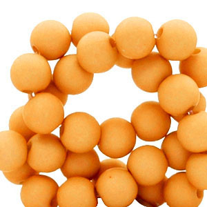 4 mm acryl kralen Light orange