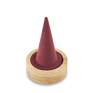 Sieraad display voor ringen Natural-bordeaux