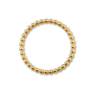 Roestvrij stalen (RVS) stainless steel bedels tussenstuk cirkel Gold