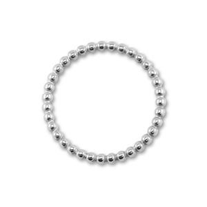 Roestvrij stalen (RVS) stainless steel bedels tussenstuk cirkel Silver