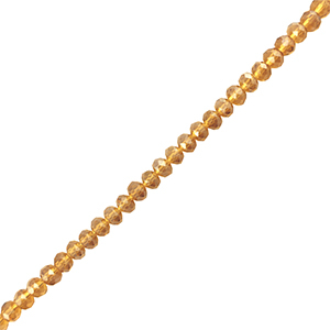 Top Facet kralen 3x2mm disc Brown