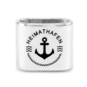 Schuivers DQ metaal anker Mix & Match Antiek zilver (nikkelvrij)