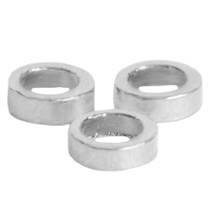 Onderdelen DQ metaal ring 2mm Antiek zilver (nikkelvrij)