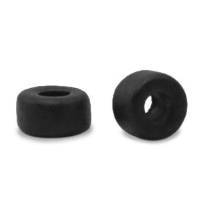 DQ Grieks keramiek kralen 7mm Black