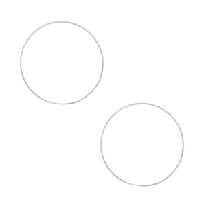 Onderdelen DQ metaal dichte ring 10mm Antiek zilver (nikkelvrij)