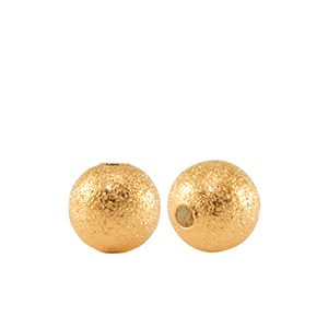 Kralen DQ metaal 4mm Goud (nikkelvrij)