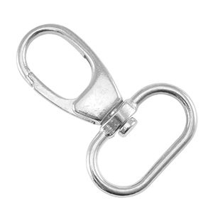 Onderdelen DQ metaal sleutelhanger 39mm Antiek zilver (nikkelvrij)