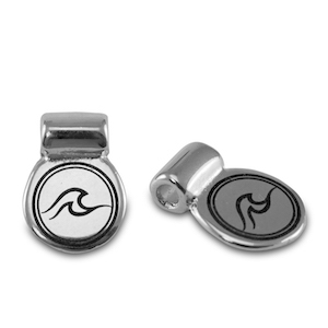 Schuivers DQ metaal golf Antiek zilver (nikkelvrij)